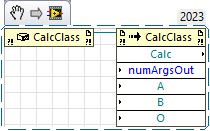 .NET reference and Calc() method selection.